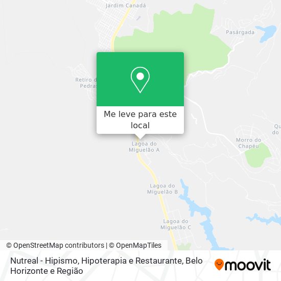 Nutreal - Hipismo, Hipoterapia e Restaurante mapa