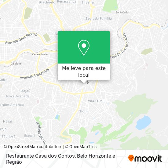 Restaurante Casa dos Contos mapa