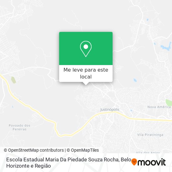 Escola Estadual Maria Da Piedade Souza Rocha mapa