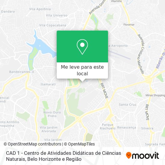CAD 1 - Centro de Atividades Didáticas de Ciências Naturais mapa