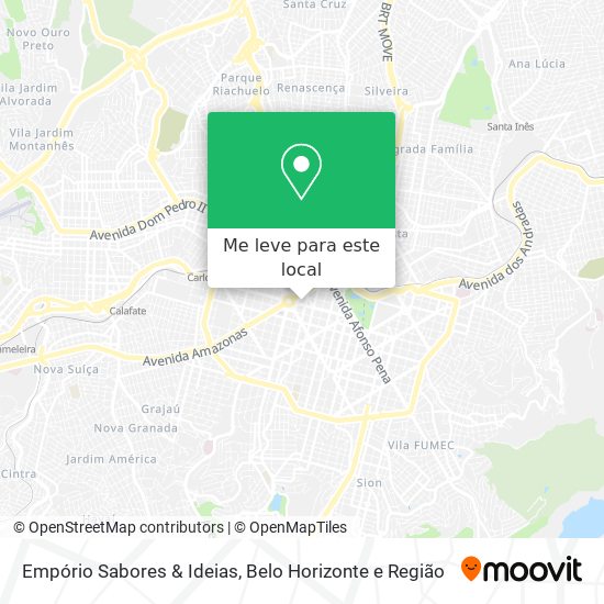 Empório Sabores & Ideias mapa