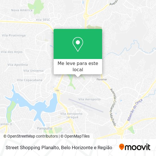 Street Shopping Planalto mapa