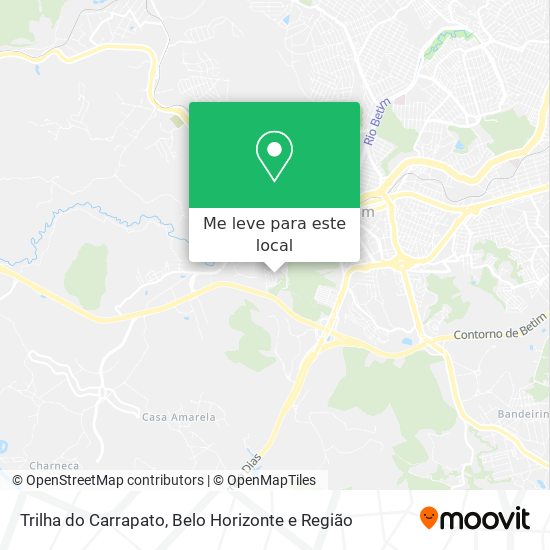 Trilha do Carrapato mapa