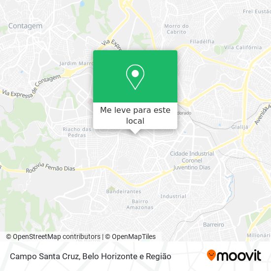 Campo Santa Cruz mapa