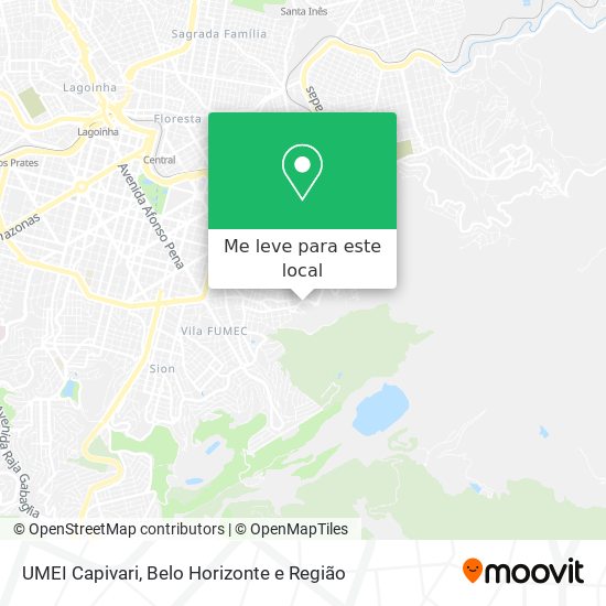 UMEI Capivari mapa
