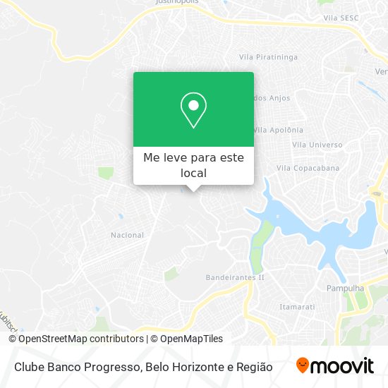 Clube Banco Progresso mapa