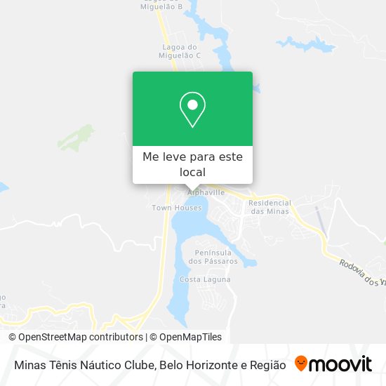 Minas Tênis Náutico Clube mapa