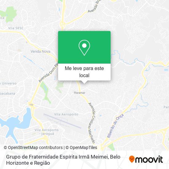 Grupo de Fraternidade Espírita Irmã Meimei mapa