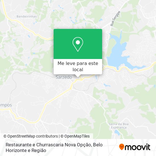 Restaurante e Churrascaria Nova Opção mapa