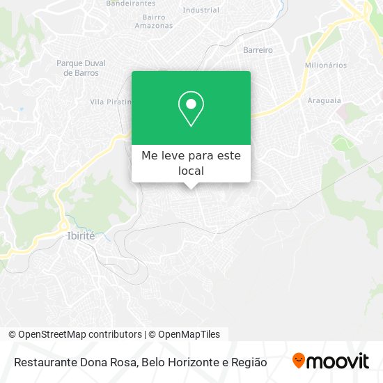 Restaurante Dona Rosa mapa