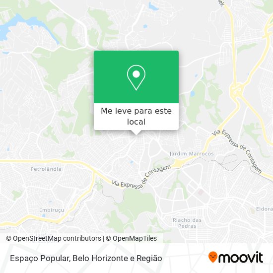 Espaço Popular mapa
