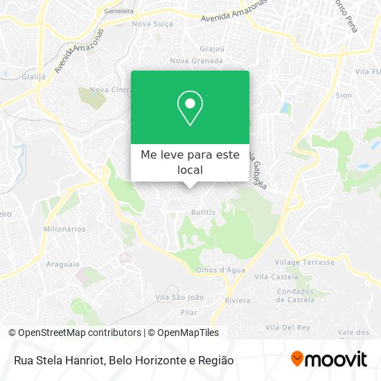Rua Stela Hanriot mapa