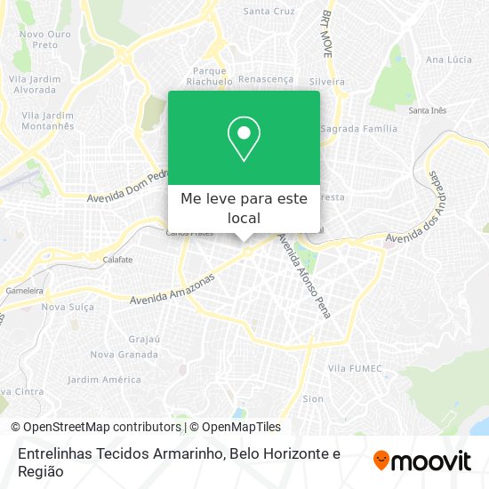 Entrelinhas Tecidos Armarinho mapa