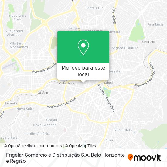 Frigelar Comércio e Distribuição S.A mapa