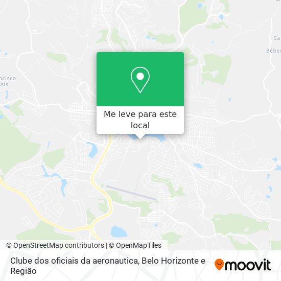 Clube dos oficiais da aeronautica mapa