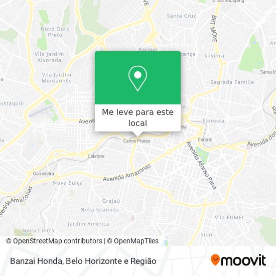 Banzai Honda mapa