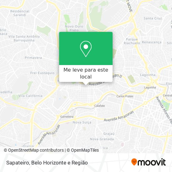 Sapateiro mapa