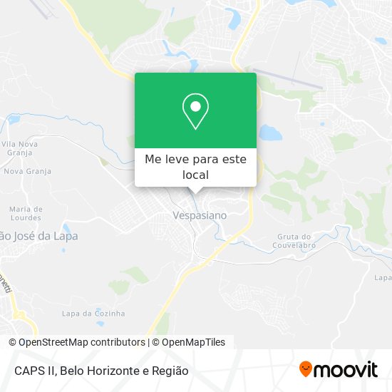 CAPS II mapa