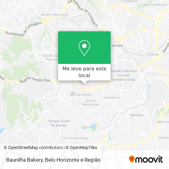 Baunilha Bakery mapa
