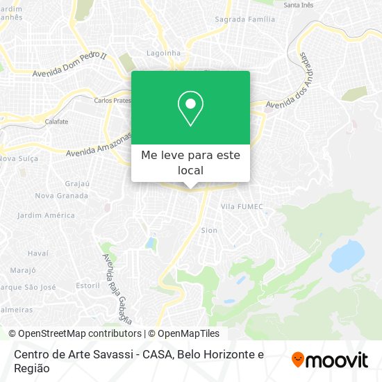 Centro de Arte Savassi - CASA mapa