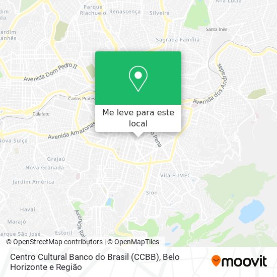 Centro Cultural Banco do Brasil (CCBB) mapa