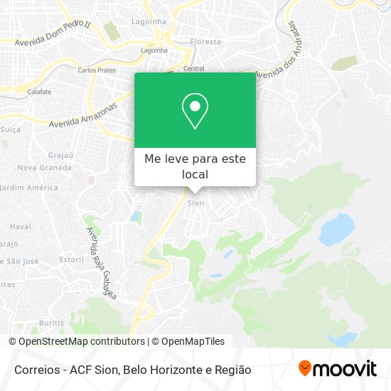 Correios - ACF Sion mapa