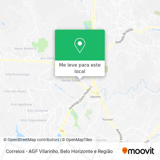Correios - AGF Vilarinho mapa