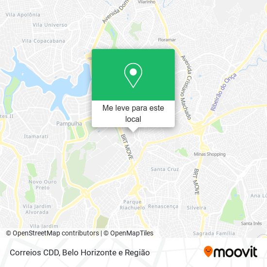 Correios CDD mapa