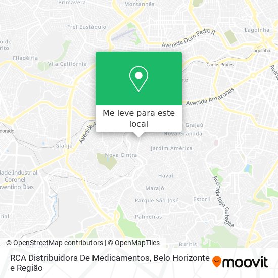 RCA Distribuidora De Medicamentos mapa