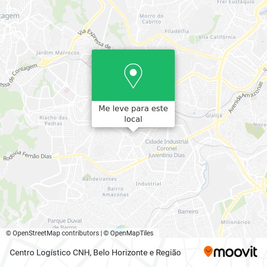 Centro Logístico CNH mapa