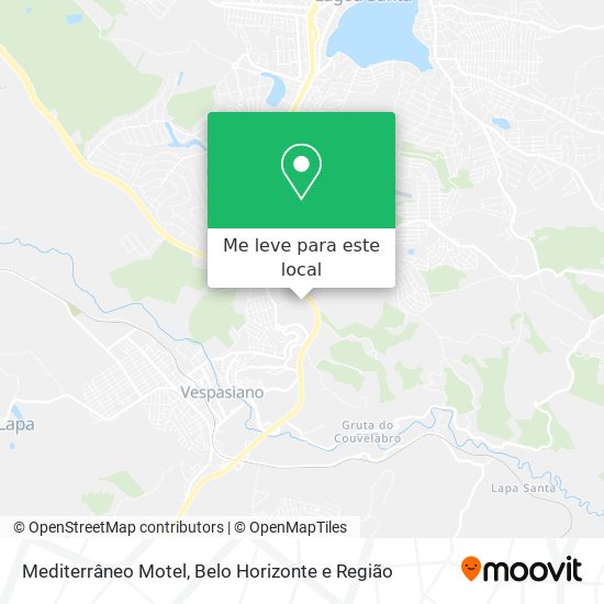 Mediterrâneo Motel mapa