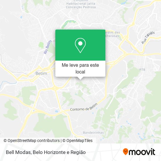 Bell Modas mapa