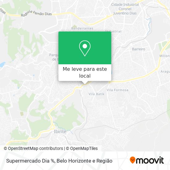 Supermercado Dia % mapa