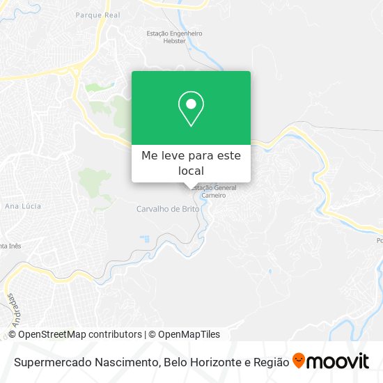 Supermercado Nascimento mapa