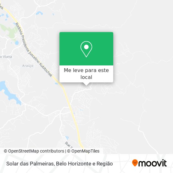 Solar das Palmeiras mapa
