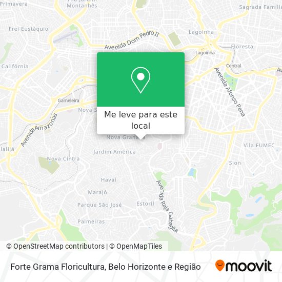 Forte Grama Floricultura mapa