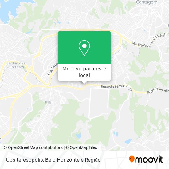 Ubs teresopolis mapa