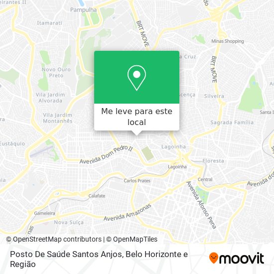 Posto De Saúde Santos Anjos mapa