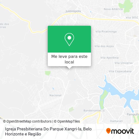 Igreja Presbiteriana Do Parque Xangri-la mapa
