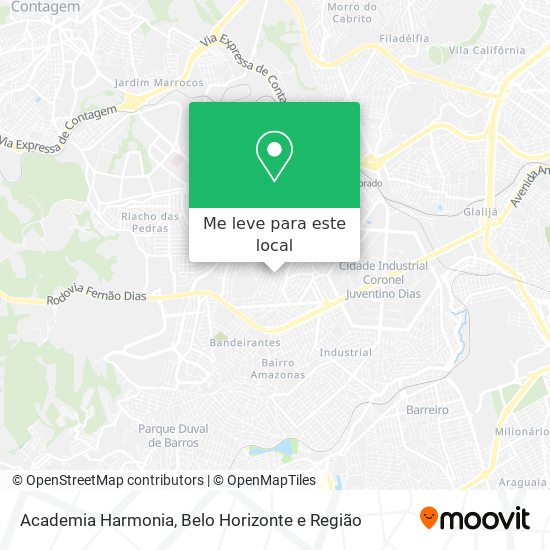 Academia Harmonia mapa
