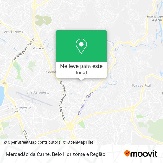 Mercadão da Carne mapa