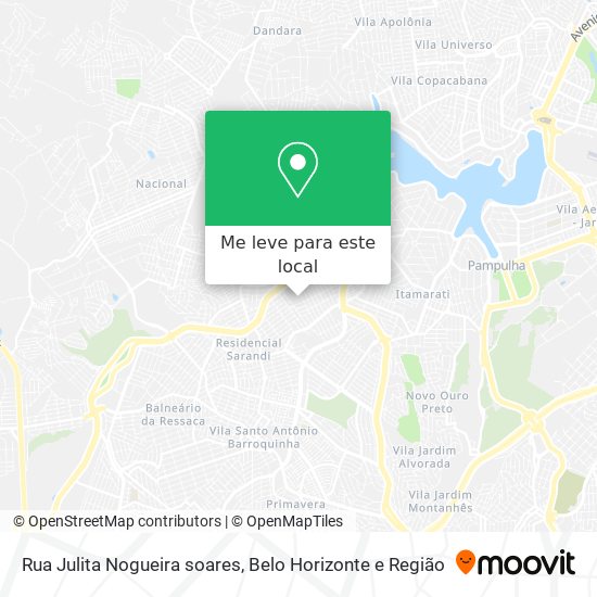 Rua Julita Nogueira soares mapa