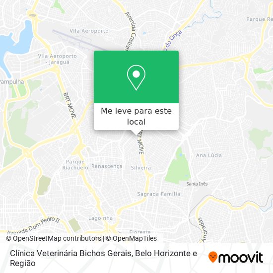 Clínica Veterinária Bichos Gerais mapa