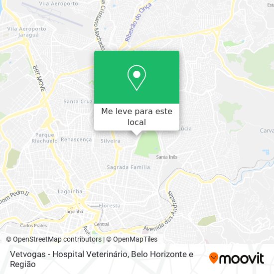 Vetvogas - Hospital Veterinário mapa