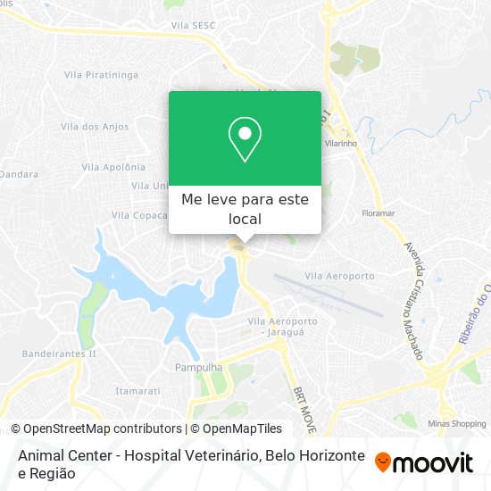 Animal Center - Hospital Veterinário mapa