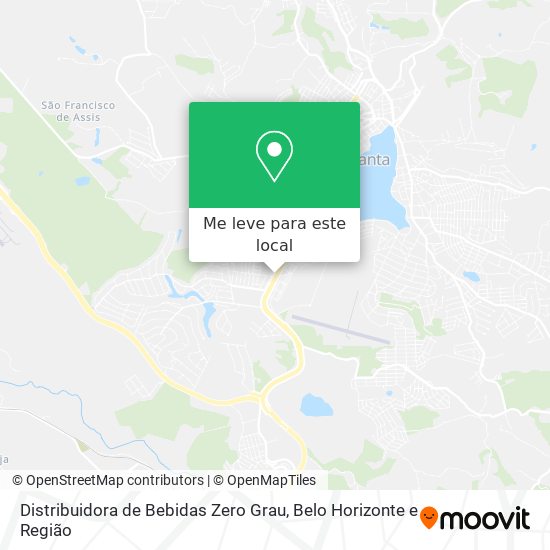 Distribuidora de Bebidas Zero Grau mapa