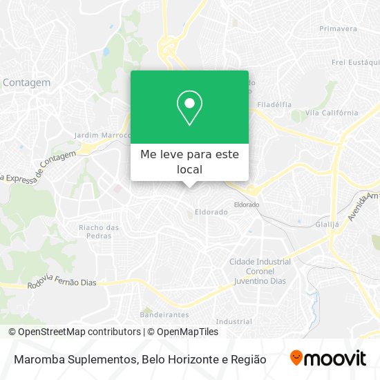 Maromba Suplementos mapa