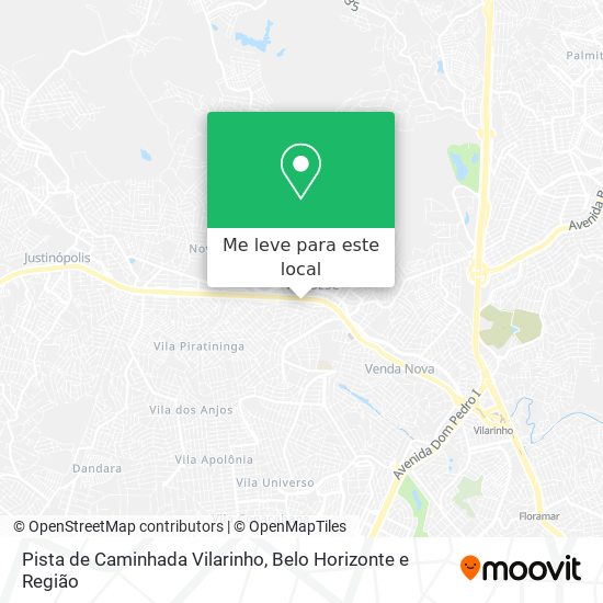 Pista de Caminhada Vilarinho mapa