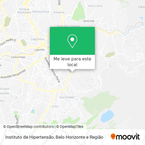 Instituto de Hipertensão mapa