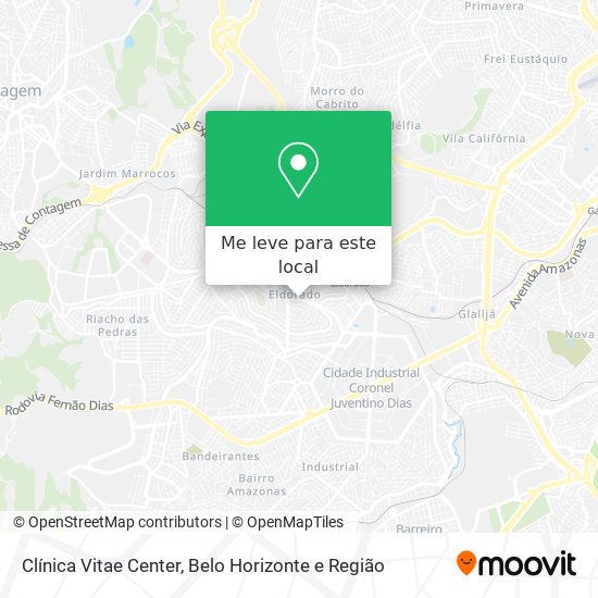 Clínica Vitae Center mapa